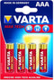 Varta AAA Maxtech Batterijen