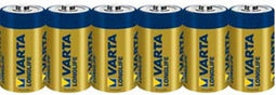 Varta batterij alkaline, baby, C, LR14, 1.5V long life, folieverpakking (6-pack)