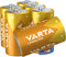 Varta batterij alkaline, mono, D, LR20, 1.5V long life, folieverpakking (6-pack)