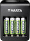 Varta Batterij oplader - LCD Plug Charger inclusief 4x AA 2100 mAh