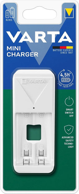 Varta Easy Mini Charger batterijenlader voor AA/AAA / wit