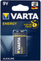 Varta Energy Alkaline batterij - 9V - blokbatterij - LR61