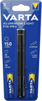 Varta F10 Pro Aluminium Zaklamp - 150lm - Zwart