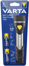 Varta F20 Day Light Multi LED Zaklamp - 40lm - Zwart/Zilver