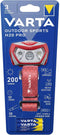 VARTA Hoofdlamp Outdoor Sports H20 Pro - Rood