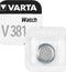 Varta HORLOGEBATTERIJ 1.55V-45mAh SR55 381.801.111 (1st/bl)