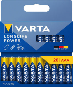 VARTA Longlife Power AAA Pack 20