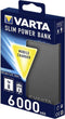 VARTA Portable Slim Power Bank - 6000 mAh
