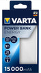 Varta Power Bank Energy Powerbank 15000 mAh Wit