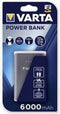 Varta Powerpack 6000 mAh Powerbank 2 USB-poort(en)