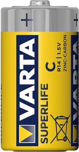 Varta Superlife C Wegwerpbatterij Zink-carbon