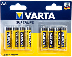 Varta Superlife R06 Aa Batterijen 8 Stuks