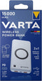 VARTA Wireless Power Bank draadloos - USB-C PD - 15000mAh - Zilver