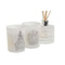 kaarsjes DKD Home Decor Wit Kerstmis 5 x 5 x 6 cm