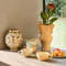 Vase Circulo Pumpkin Orange / 50% recycl. / 50% virgin ceramics