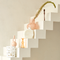 Vase Collo Peach Whip, M Peach wip / Recycled glass