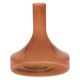 Vase Lela Rustic Brown Brown / Recycled glass