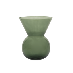 Vase Recycled Glass By Mieke cuppen S, Duck Green Duck green / Recycled glass