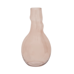 Vase recycled glass Quirky A Brown / Recycled glass