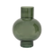 Vase Recycled Glass Tummy A Green