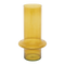 Vase recycled glass Yellow