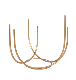Vase Tube Gold / Iron