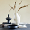 Vase Twisted Classic White / Ceramic