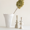 Vase Valo White / Cotton maché