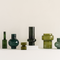 Vase Vetro Capulet olive / Recycled glass