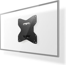 Vaste TV-Muurbeugel - 26-42 " - Maximaal schermgewicht: 40 kg - Minimale muurafstand: 20 mm - Staal - Zwart
