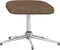 vidaXL Relaxstoel met voetenbank stof taupe