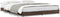 vidaXL - Bedframe - bewerkt - hout - metaal - bruin - eikenkleur - 120x190 - cm