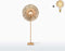 GOOD&MOJO Vloerlamp Kalimantan - Bamboe - 60x30x180cm - Scandinavisch,Bohemian - Staande lampen voor Woonkamer - Slaapkamer
