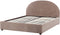 VAUCLUSE - Bed met opbergruimte - Taupe - 160 x 200 cm - Bouclé