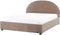 VAUCLUSE - Bed met opbergruimte - Taupe - 160 x 200 cm - Bouclé