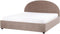 VAUCLUSE - Bed met opbergruimte - Taupe - 180 x 200 cm - Bouclé