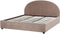 VAUCLUSE - Bed met opbergruimte - Taupe - 180 x 200 cm - Bouclé
