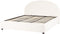 VAUCLUSE - Bed met opbergruimte - Wit - 180 x 200 cm - Bouclé