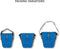 VAUDE - Aqua Back - Blue - Fietstas Achter -