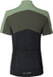 Vaude Matera FZ Tricot fietsshirt korte mouwen groen dames