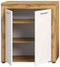 Furnilux Jam - Highboard - Tijdloos design - Wit eiken - 35x80x88cm