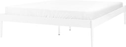 VAURS - Tweepersoonsbed - Wit - 160 x 200 cm - Staal