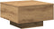 vidaXL - Salontafel - Artisan - Eiken - 55x55x31 - cm - Gelaagd - Hout