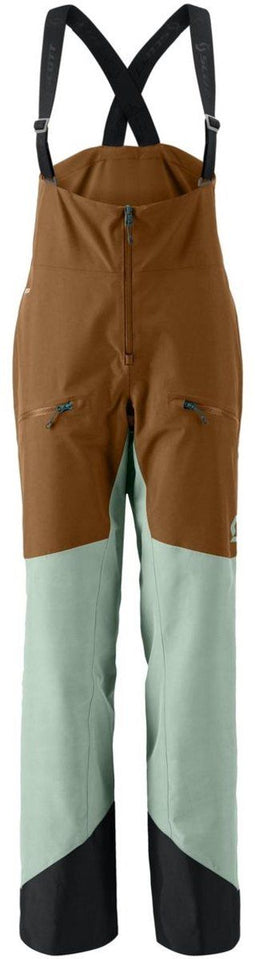 Scott Vertic GORE-TEX 2-laags skibroek - Freeride - Waterdicht 28000 mm - Bruin/groen - M
