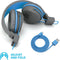 JLab JBuddies Studio - On-Ear Koptelefoon - Volumebegrenzer 85 dB - Blauw