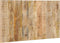 vidaXL - Hoofdbord - 140 - cm - massief - ruw - mangohout
