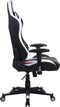 Gamestoel Tornado bureaustoel - ergonomisch verstelbaar - racing gaming stoel - zwart roze