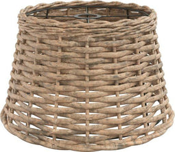 vidaXL - Lampenkap - Ø38x23 cm - wicker bruin