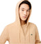 Lacoste Fleece Hoodie - Rits - Geborduurde Krokodil Kangoeroezak Jersey Voering - Croissant Katoenmix - Maat L