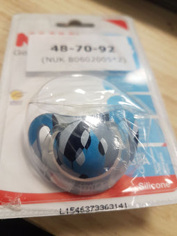 NUK Genius - Fopspeen - Soft Flex-technologie - Blauw (2 stuks)